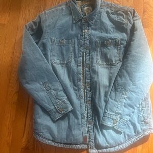 L.L. Bean Blue Jean Jacket (Sherpa lined)